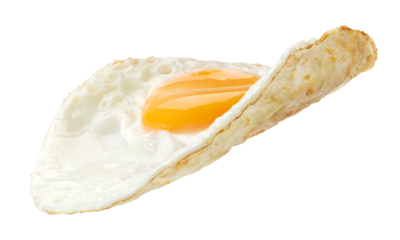 Fried egg isolated