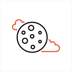 Full Moon vector icon