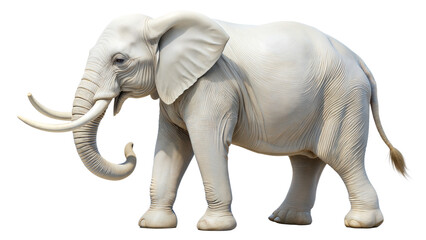 Obraz premium white elephant isolated on white