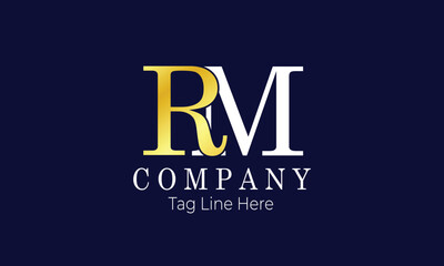 RM LOGO, Branding logo, clothing logo