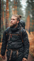 Majestic Viking Warrior Portrait, Modern days Viking, A way of life, call of the wild, A new kind of beauty.