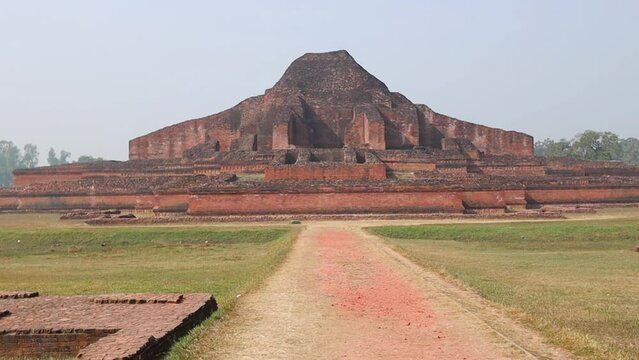 Paharpur Buddhist Vihara Museum Unesco Heritage site in Joypurhat Bangladesh