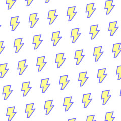 ライトニングスクエアパターン⭐︎PNG