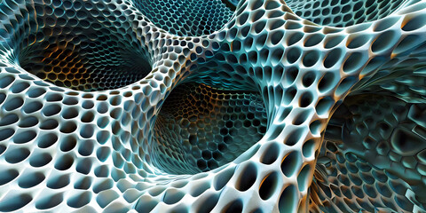abstract shapes art, ai generated.	