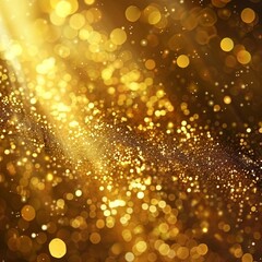 Golden Elegance: Luxurious Shimmering Texture