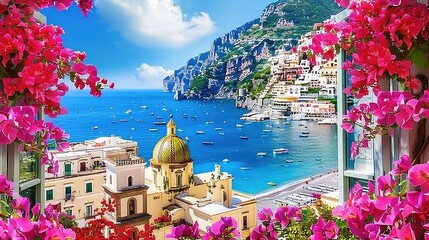 Obraz premium A Mediterranean Dream From Positano