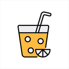 Lime Juice vector icon