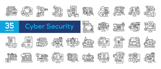 Cyber Security Icon Collection