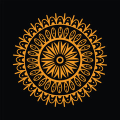 Sri Jagannath Rath Yatra mandala vector artwork