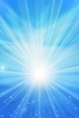 青い幾何学的な放射の背景