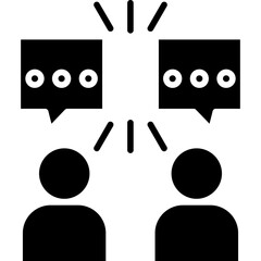 Obraz premium Conversation Icon