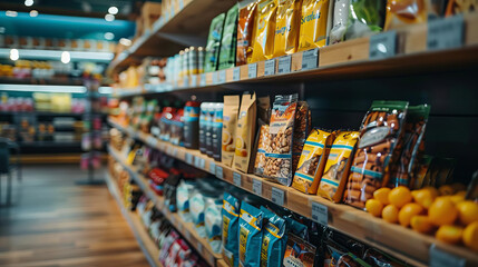 Retail Ecommerce, Close-up of a product display in a retail store