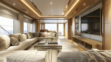 Exquisite Yacht Interior Design Portfolio Business Cards Models and Fabrics for Luxury Living