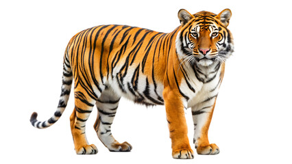 Fototapeta premium Tiger isolated on transparent background