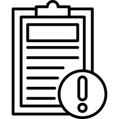 Fototapeta premium Risk Evaluation Icon