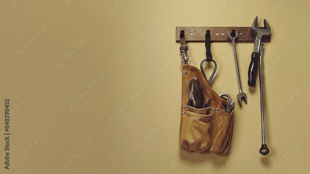 Poster a handymans promise: tools ready for the days tasks