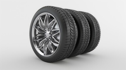 A Trio of Tires Ready to Roll