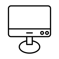Monitor line icon