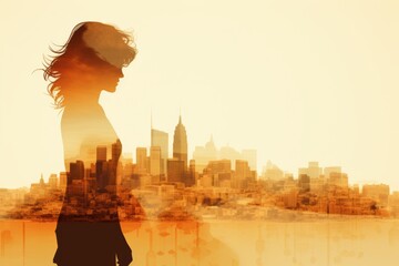 The art of double exposure. a unique way to express thoughts and emotions through photography