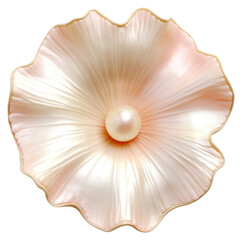 Fototapeta premium PNG Flower pearl jewelry shape.