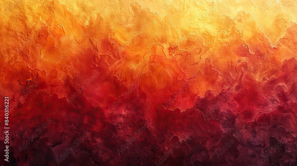 Poster colorful abstract background watercolor painting on canvas with a soft orange gradient fragment of a