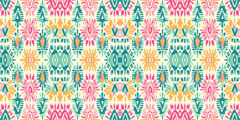 Seamless batik pattern,Seamless tribal batik pattern,and Seamless colorful pattern resemble ethnic boho, Aztec,and ikat styles.designed for use in wallpaper,fabric,curtain,carpet,Batik Embroidery