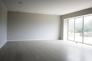 Fototapeta premium a modern empty living room