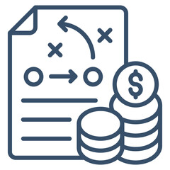 Wealth Management Icon Element For Design
