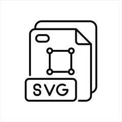 Svg File vector icon