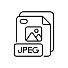 Jpg File vector icon