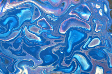 Obraz premium abstract art background of blue-violet cells