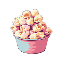 vector Easter eggs in a basket , Easter bunny , Easter egg hunt isolated on white background 