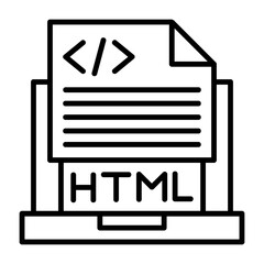 Html File Icon
