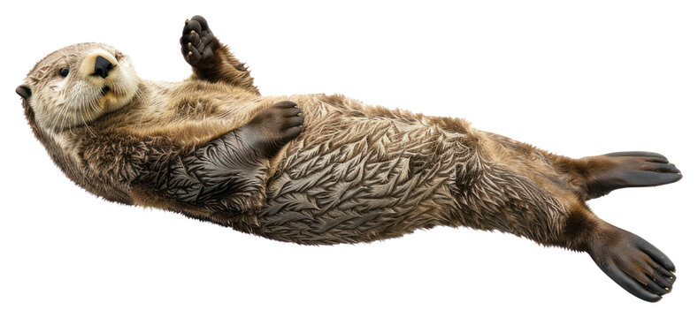 PNG Sea otter wildlife animal mammal. - Powered by Adobe