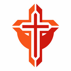 Vector Design for Christian Cross	