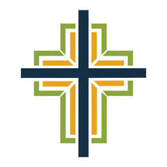 Fototapeta premium Vector Design for Christian Cross 