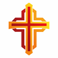 Vector Design for Christian Cross	