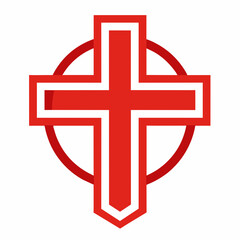 Vector Design for Christian Cross	