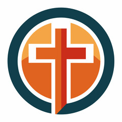 Obraz premium Vector Design for Christian Cross 