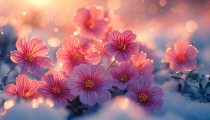 Fototapeta premium flowers in the water