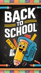 Back To School Sale Banner and Wallpaper