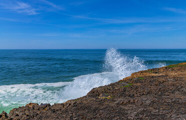 Fantastic rocky coast in Ericeira