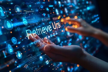 digital data and global data concept