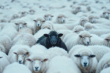 Black sheep leader. Generative AI