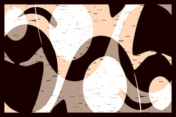 Abstract pattern. Illustration for printing on wall decorations. For use in graphics.