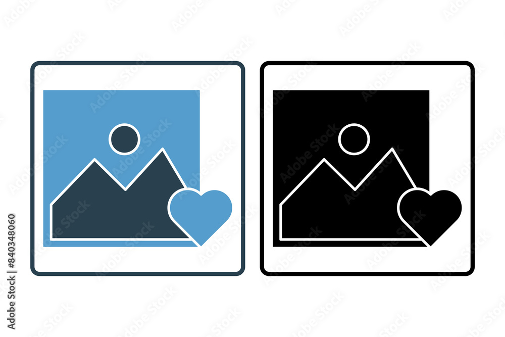 Aufkleber favorite image icon. icon related to edit tool. suitable for web site, app, user interfaces, printab