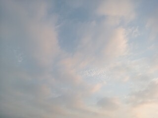 Beautiful sky in the morning 