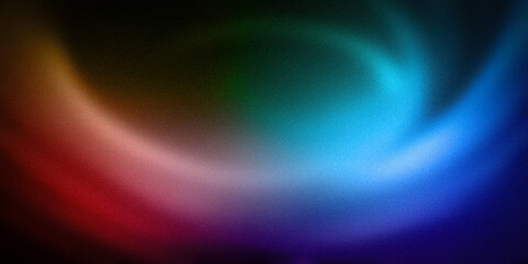 Abstract gradient background featuring vibrant shades of blue, green, red, and yellow, blending seamlessly to create a dynamic and visually captivating design with a bold and energetic feel