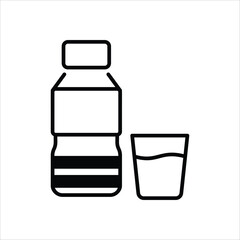 Mineral Water vector icon