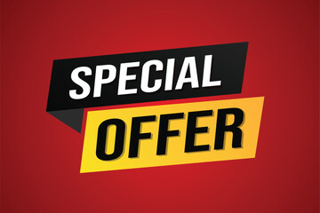 Special offer final sale tag. Banner design template for marketing. Special offer promotion or retail. background banner modern graphic design for store shop, online store, website, landing page

